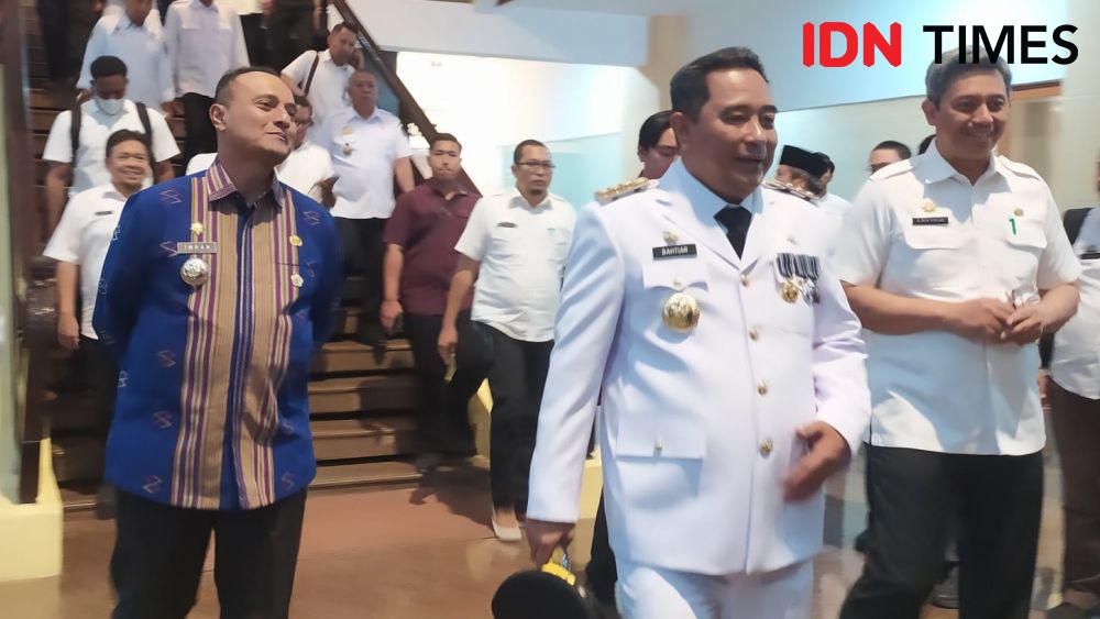 Pj Gubernur Lantik Empat Penjabat Kepala Daerah di Sulsel