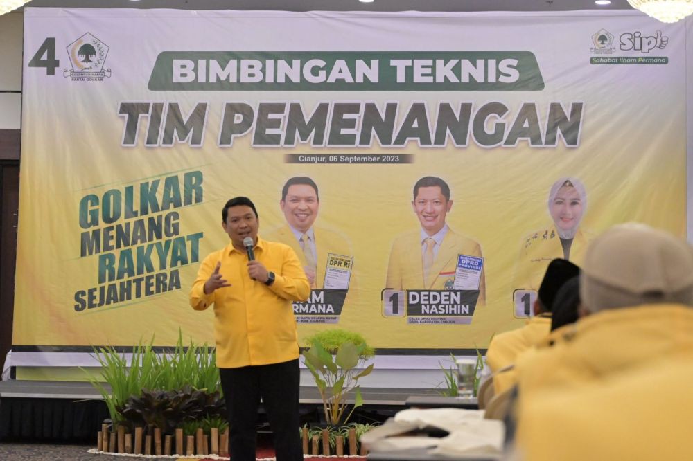 Ikut Bimtek, 150 Kader Diminta Amankan Suara Golkar Jabar di Cianjur