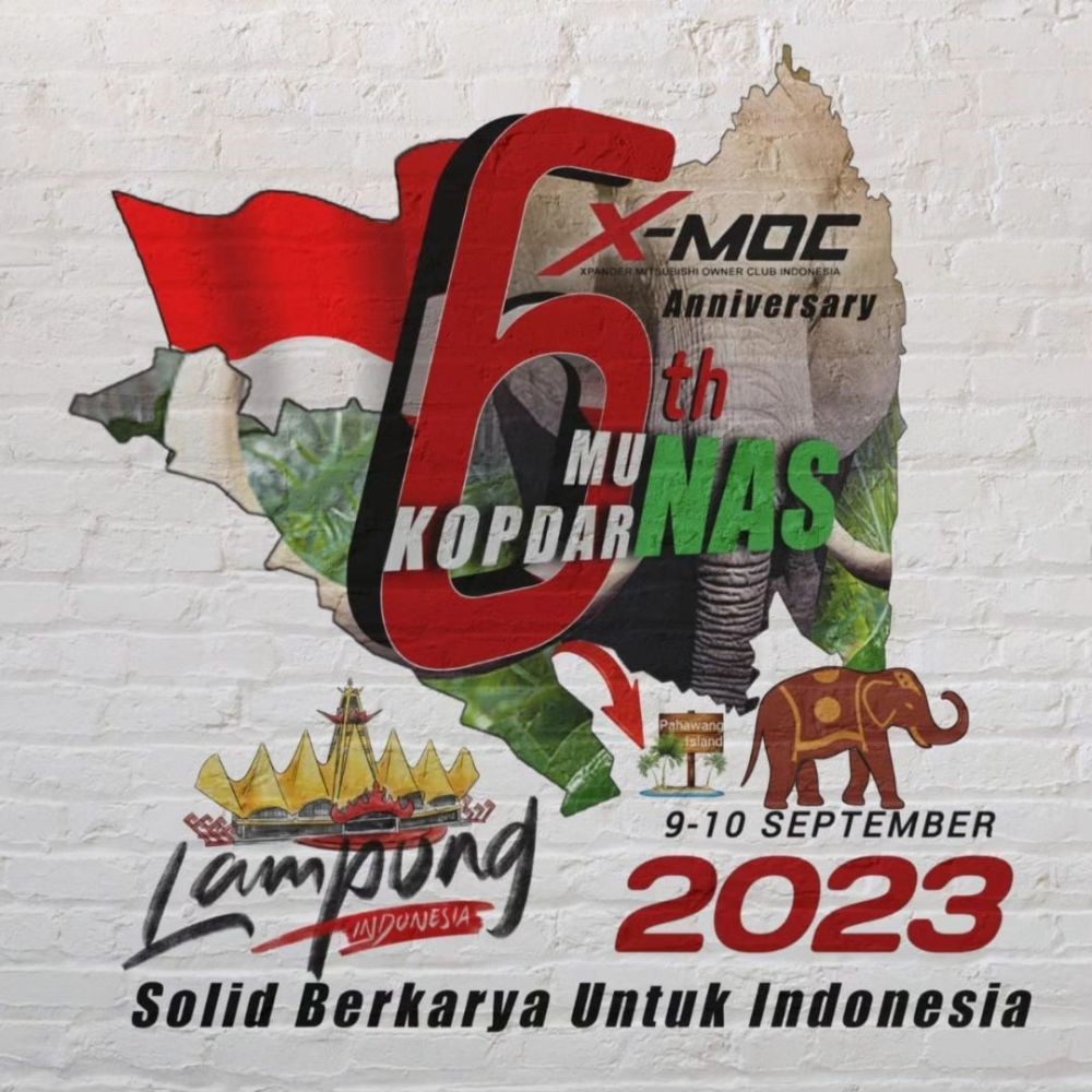 X-MOC 6th Anniversary Kopdarmunas 2023 di Lampung Banyak Acara Seru!