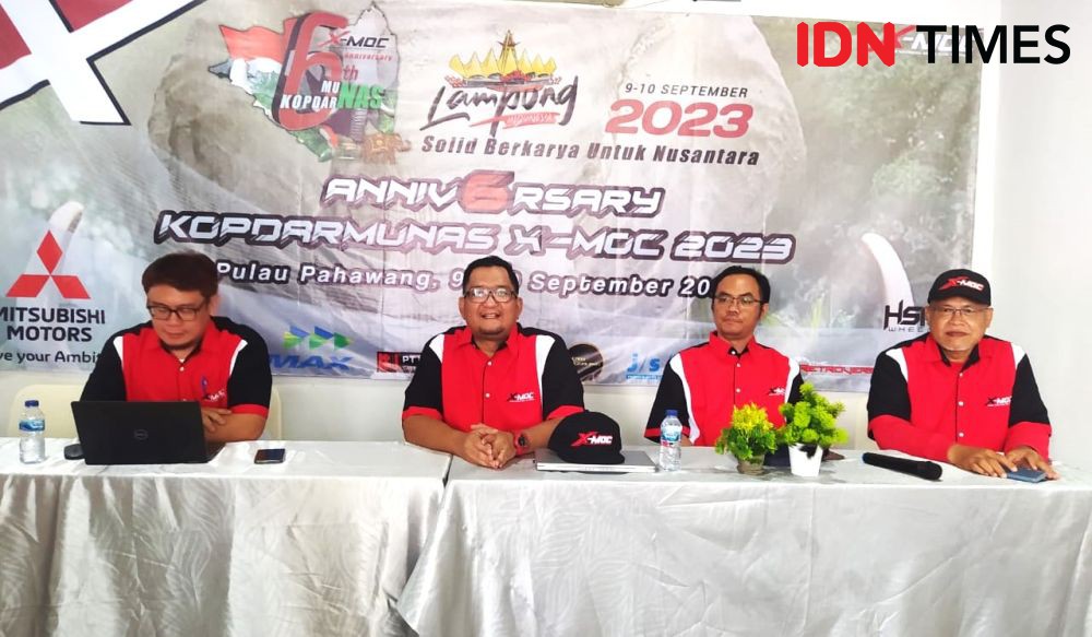 X-MOC 6th Anniversary Kopdarmunas 2023 di Lampung Banyak Acara Seru!