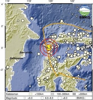 Gempa Bumi M6,3 di Donggala Sulteng, Tidak Berpotensi Tsunami
