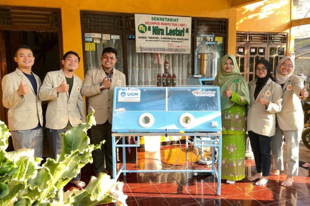 Mahasiswa UGM Ciptakan Tecobator Gama Produksi Madu Nira Kelapa