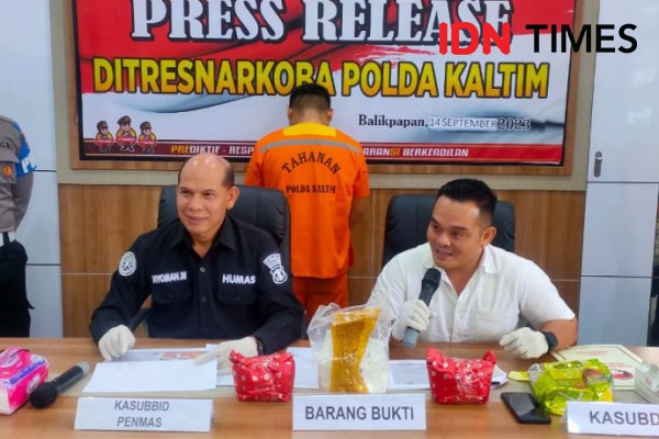 TKI Ilegal Kedapatan Menyelundupkan 3,7 Kg Sabu dari Malaysia
