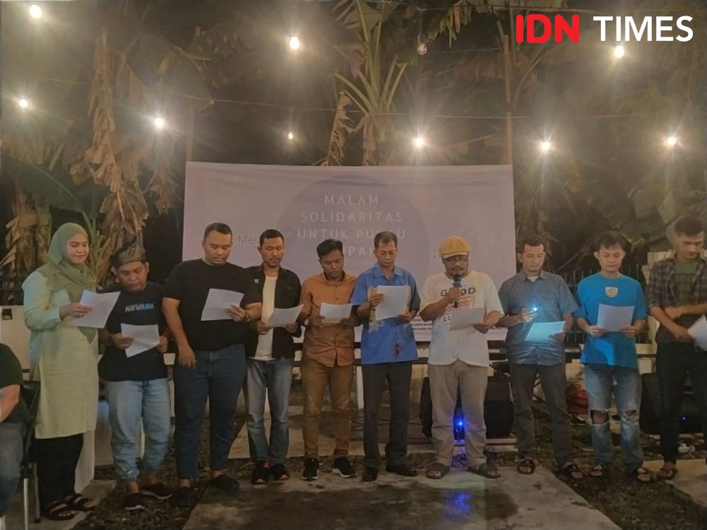 Malam Solidaritas Rempang, Ini 5 Tuntutan Gabungan Komunitas di Sumut