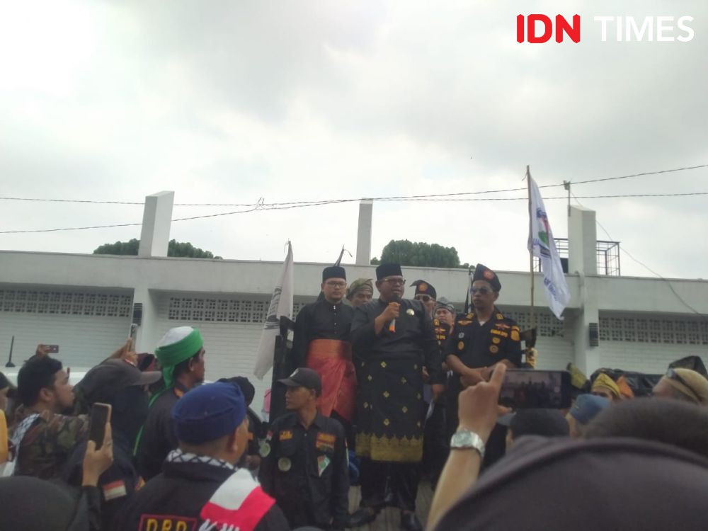 Warga Melayu di Sumut Demo Minta Jokowi Hentikan Proyek Rempang