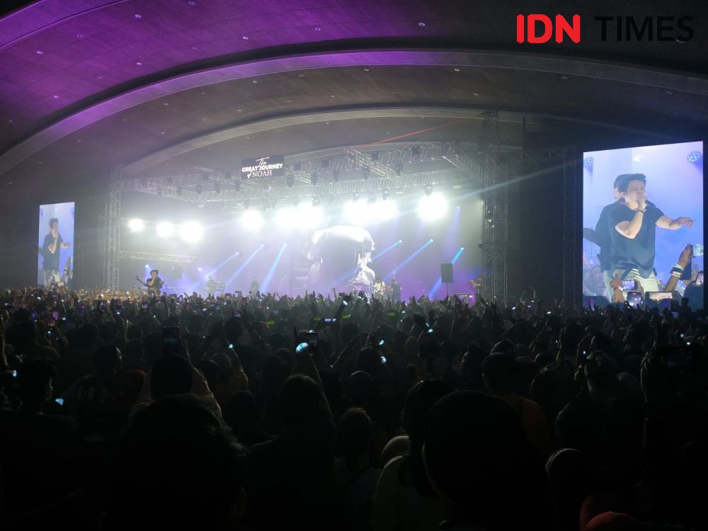 Momen Spesial Konser Noah di Bandung, Ariel Cs Luncurkan Lagu Baru