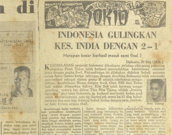 Kisah Maulwi Saelan Antar Timnas Raih Perunggu Asian Games 1958