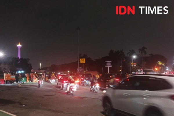 Demo Bela Rempang di Monas Bubar, Arus Lalu Lintas Kembali Lancar