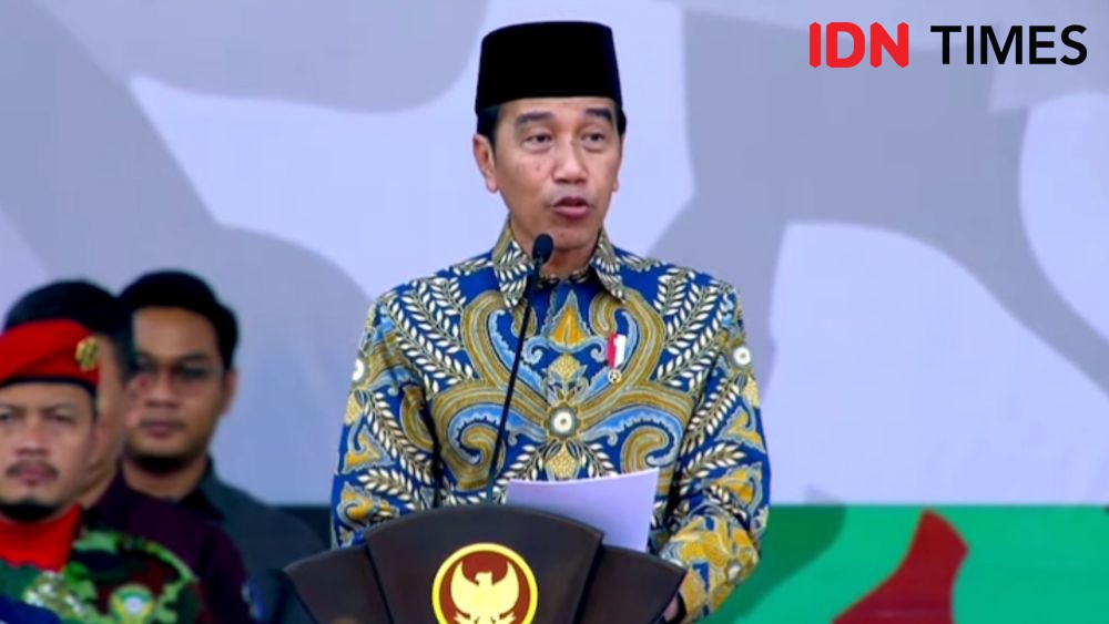 Pesan Pemilu 2024 Jokowi saat Apel Akbar KOKAM Muhammadiyah di Solo