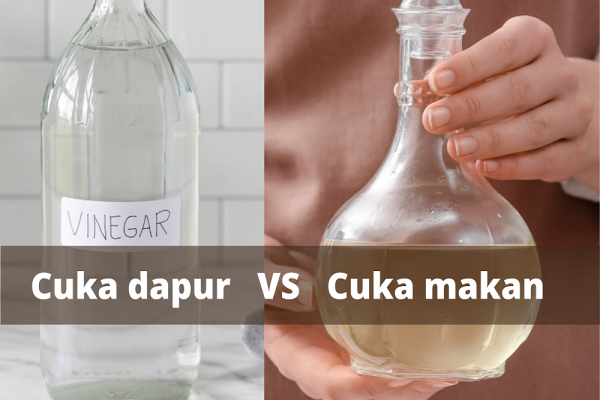 5 Perbedaan Cuka Dapur dan Cuka Makan, meski Sama-sama Asam