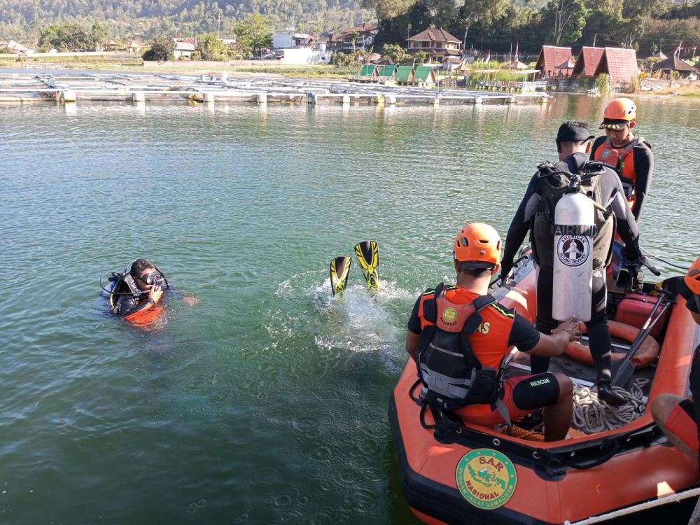 Jenazah Warga Ditemukan di Danau Batur Kedalaman 12,3 Meter