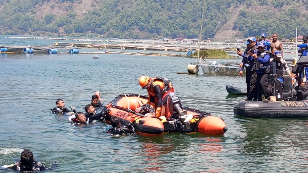 Jenazah Warga Ditemukan di Danau Batur Kedalaman 12,3 Meter