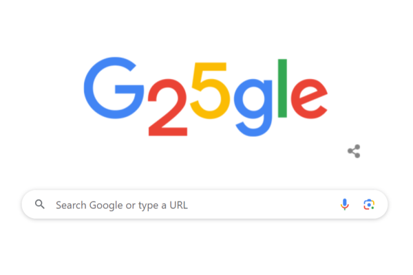 Google Doodle Hari Ini: Rayakan Ulang tahun ke-25 Google