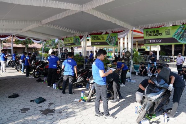 100 Masyarakat Prakerja Ikut Pelatihan Mekanik Tekiro