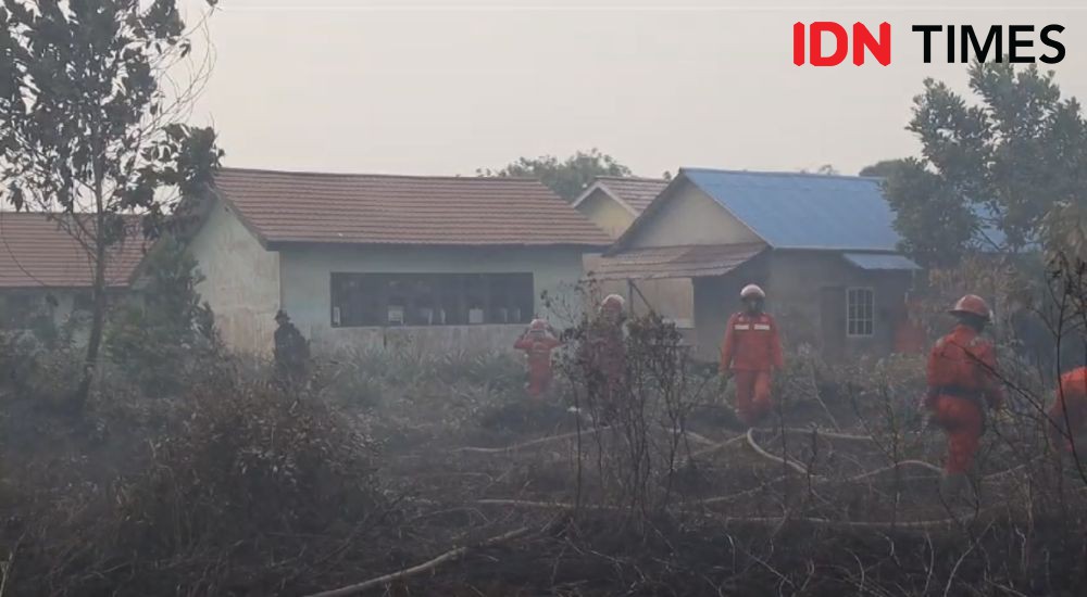 Dua Sekolah di Kubu Raya Terancam Terdampak Kebakaran Hutan dan Lahan