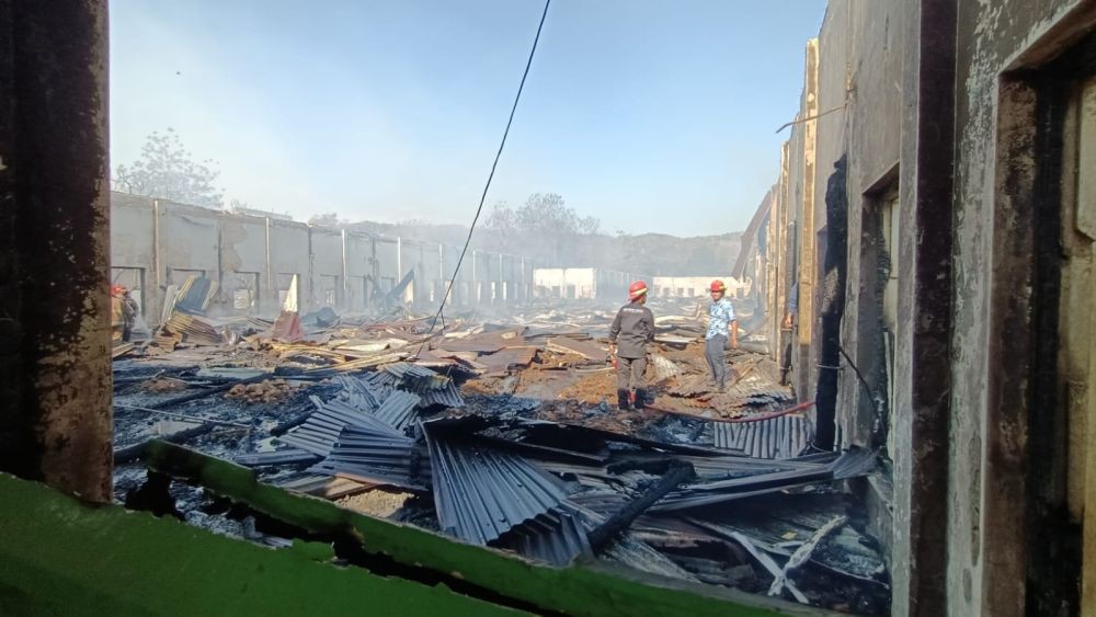 Kebakaran Hebat di Gudang PTPN Prambanan, Diduga Akibat Bakar Sampah