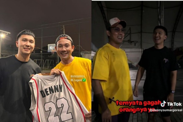 9 Momen Denny Sumargo Tantang Indra Priawan Basket, Menang Siapa?