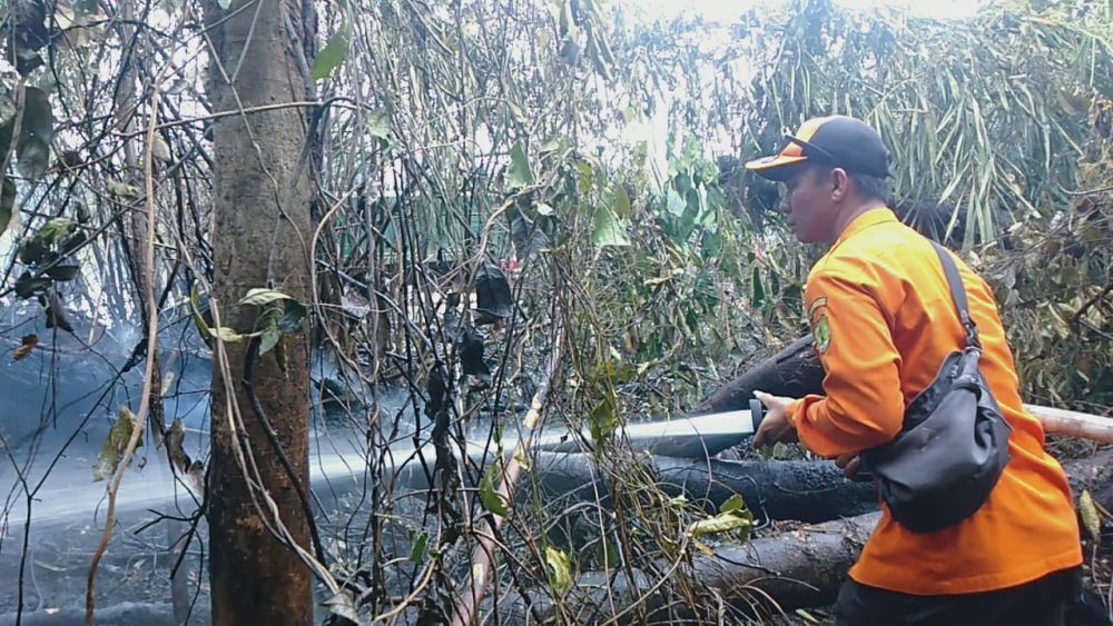 Kompor Gas Meledak, 24 Rumah Semi Permanen di Muba Hangus Dilalap Api