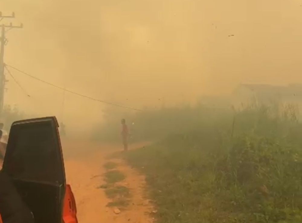 Kabut Asap di Banjarmasin Sebabkan Jarak Pandang 50 Meter