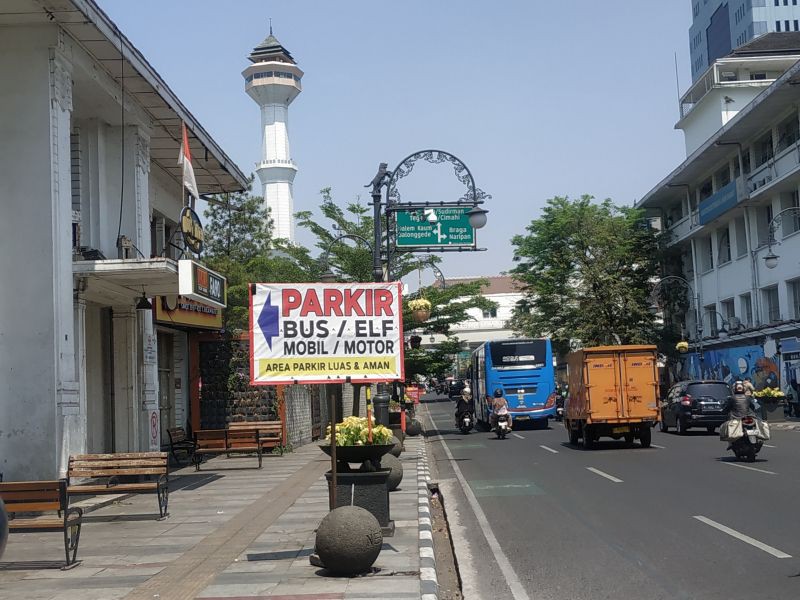 Dishub Bandung Tutup Parkir Liar Sekitar Gedung Konferensi Asia-Afrika