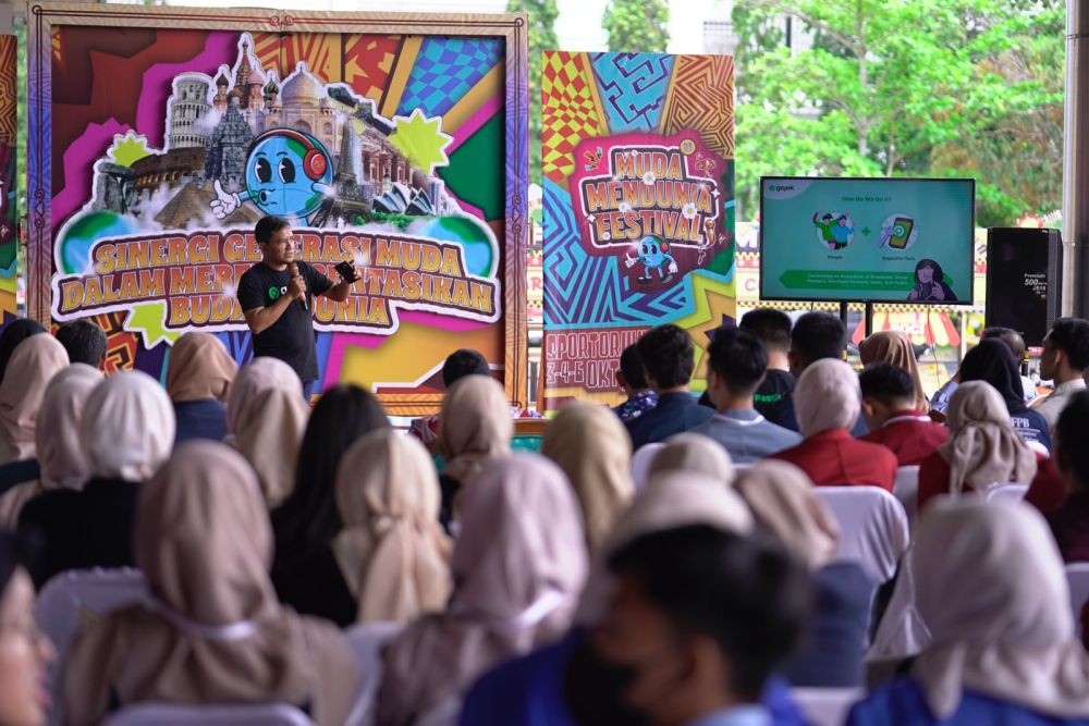 Ada Rizky Febian di Acara Muda Mendunia Festival (MMFest) di UMY