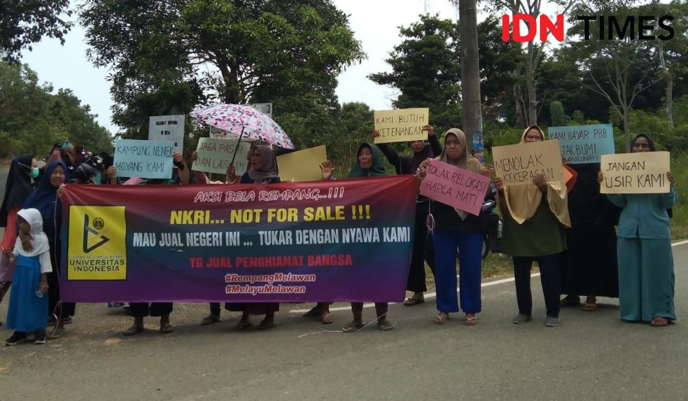 Warga Sebut Bahlil Berbohong Soal Situasi di Pulau Rempang 