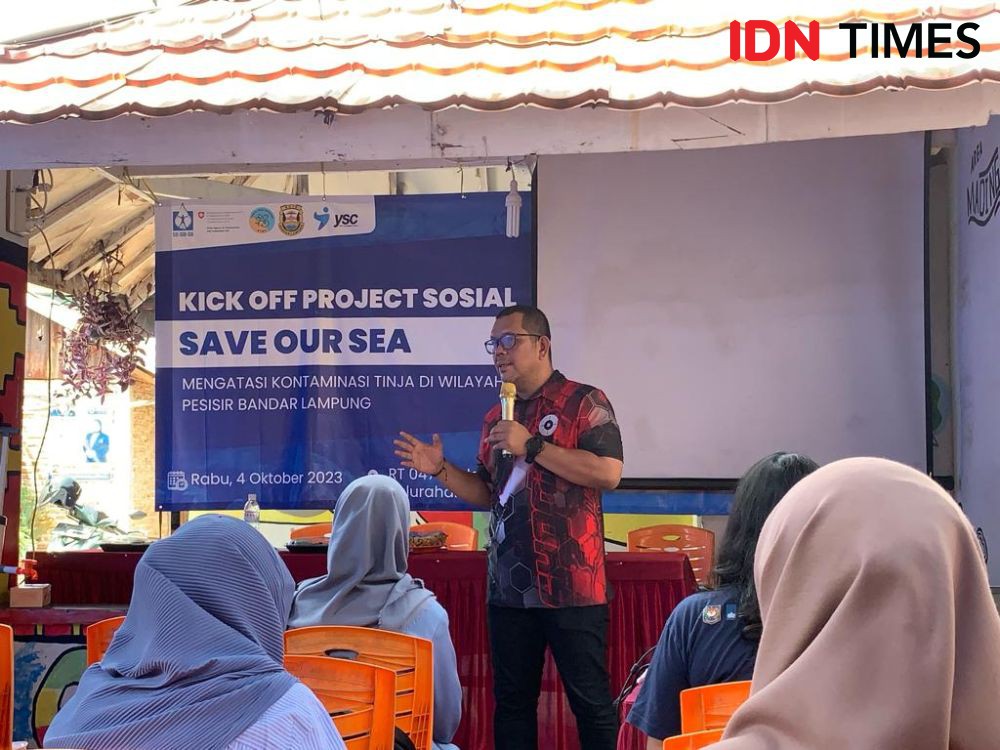 12 Rumah di Bandar Lampung akan Dibangun Tangki Septik di Atas Laut