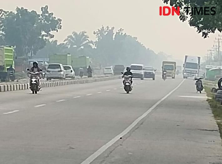 Kabut Asap Semakin Mengkhawatirkan, Kualitas Udara Pekanbaru Tak Sehat