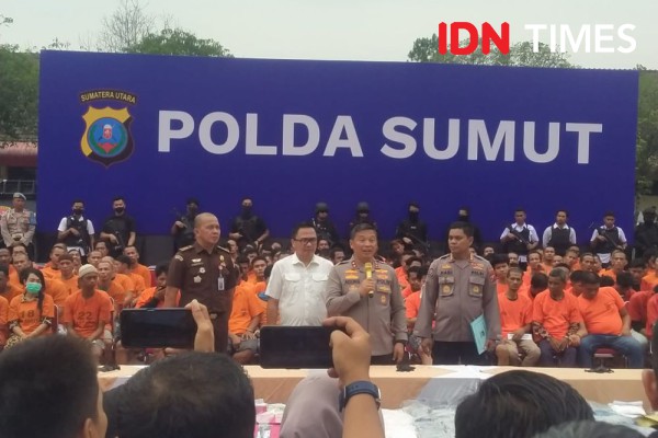 1.058 Pelaku Narkoba Sumut Diciduk, Sebagian Dikendalikan dari Lapas