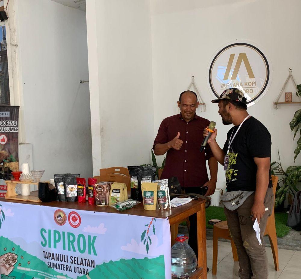 Rasyid Dongoran Bawa Kopi UMKM Tapsel ke Malioboro Coffee Festival