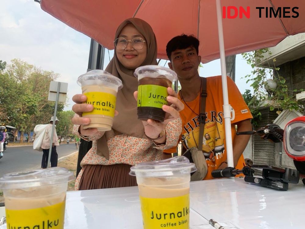 Jurnalku Coffee Bikes, Kopi ala Cafe Keliling Pertama di Lampung!