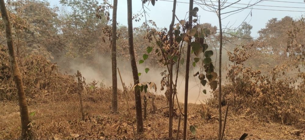 Warga Bayung Lencir Muba Keluhkan Debu di Jalan Angkutan Batu Bara