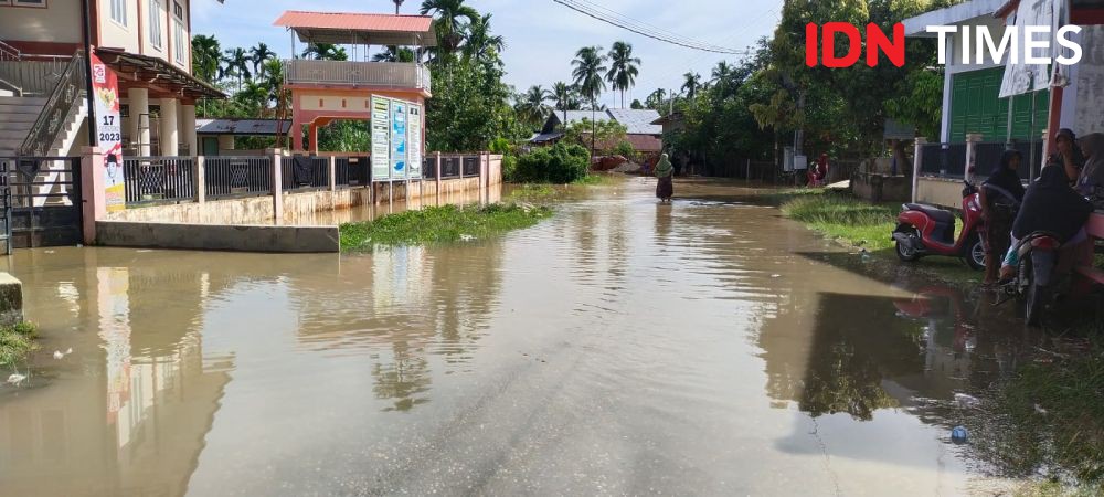 20 Desa di Aceh Utara Terendam Banjir Akibat Empat Sungai Meluap