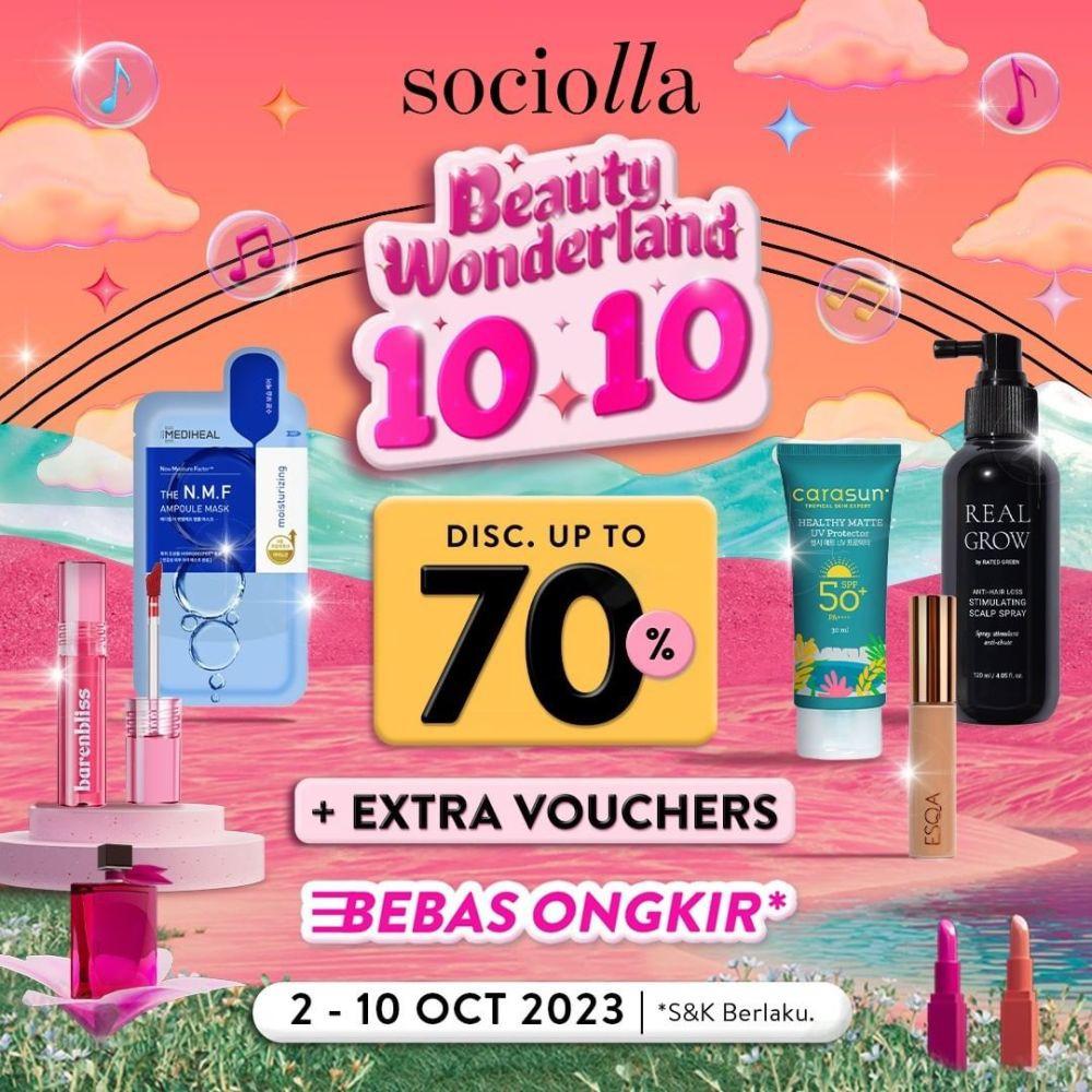 15 Promo Skincare dan Makeup di 10.10, Diskon 70 persen!