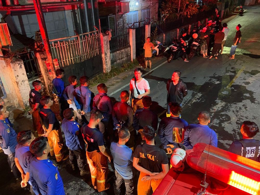 Akibat ODGJ Bakar Sampah, Tiga Rumah di Bandar Lampung Terbakar