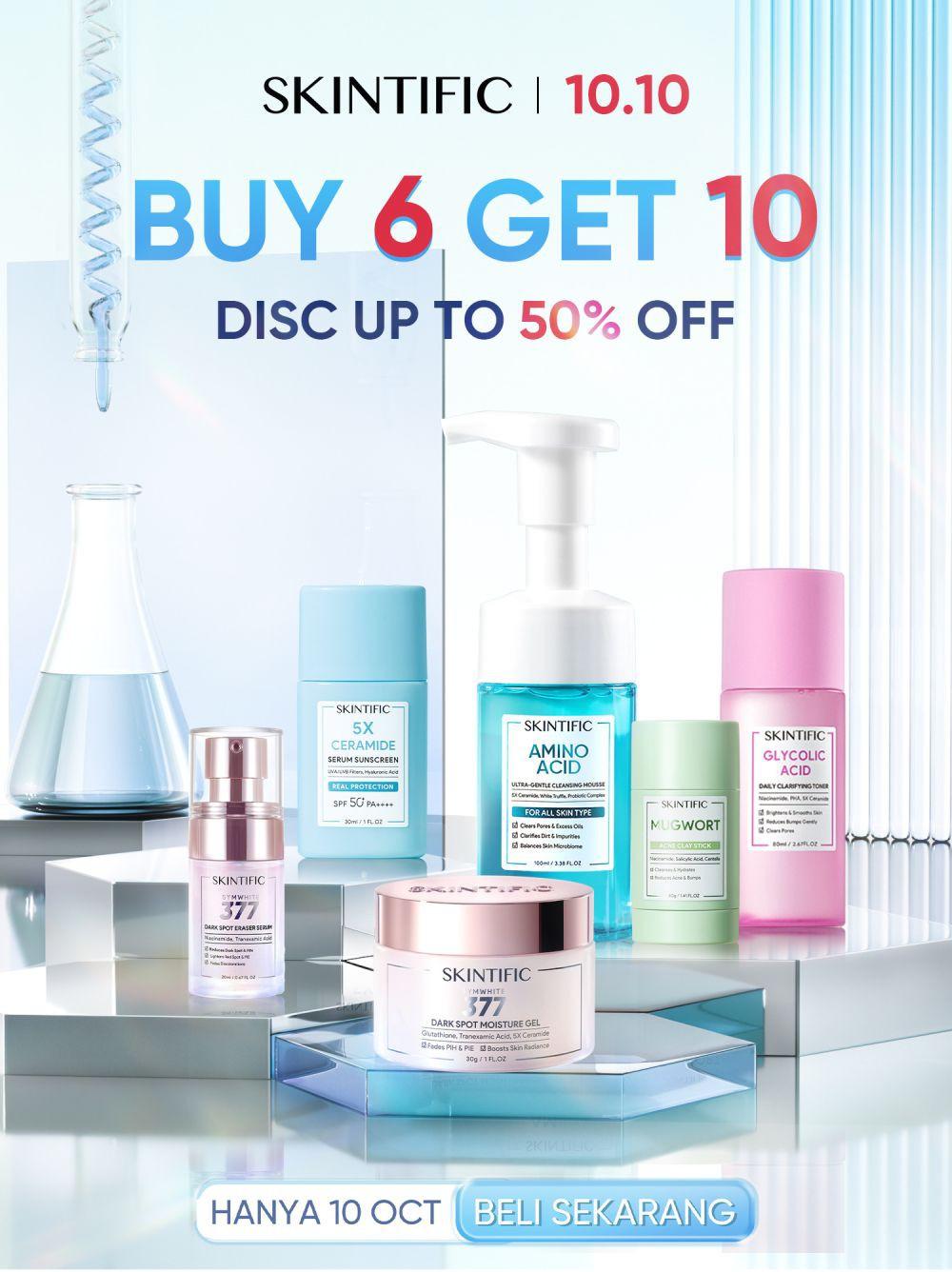 15 Promo Skincare dan Makeup di 10.10, Diskon 70 persen!