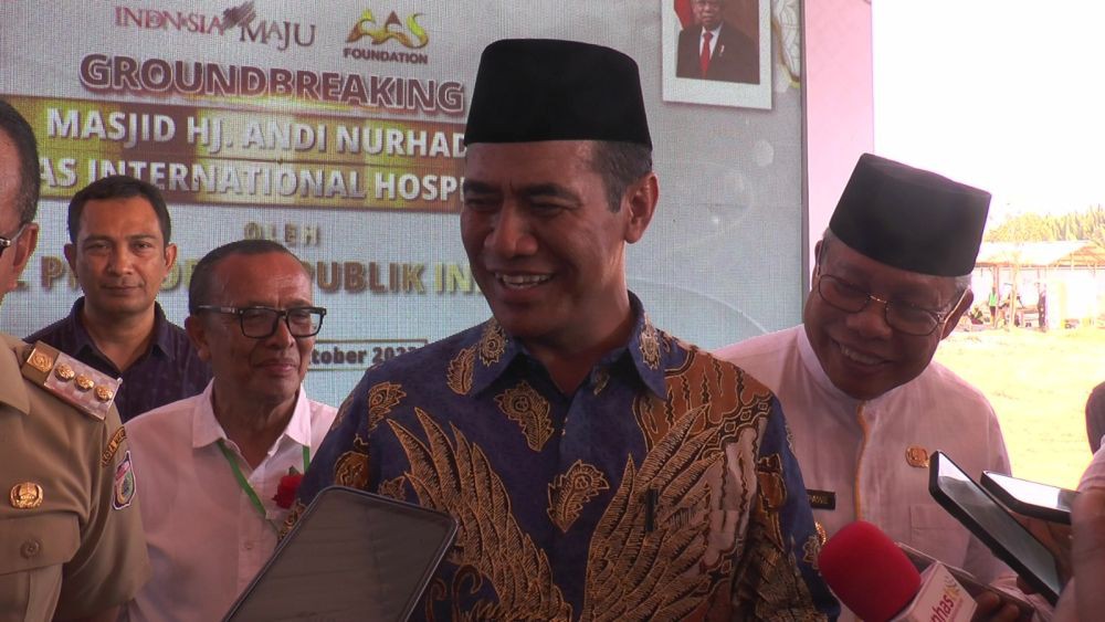 Wapres Ma'ruf Hadiri Groundbreaking Pembangunan Masjid di Makassar