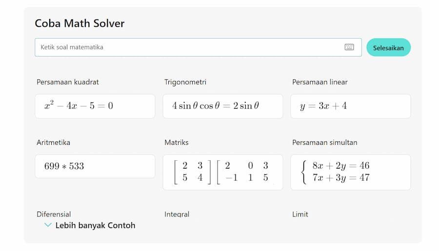 6 AI Untuk Mengerjakan Soal Matematika, Gak Perlu Menghitung