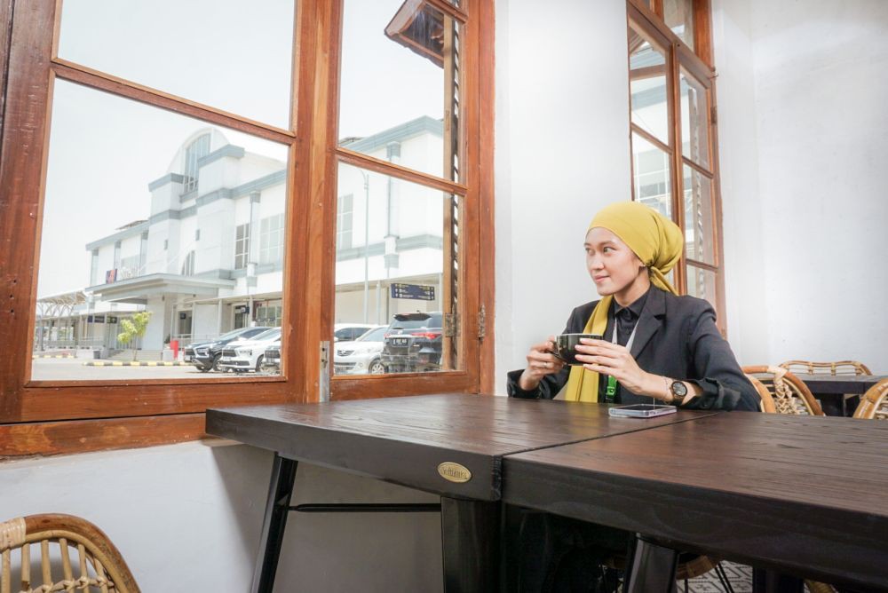 PT KAI Tambah Fasilitas Tempat Ngopi Loko Cafe di Stasiun Garut