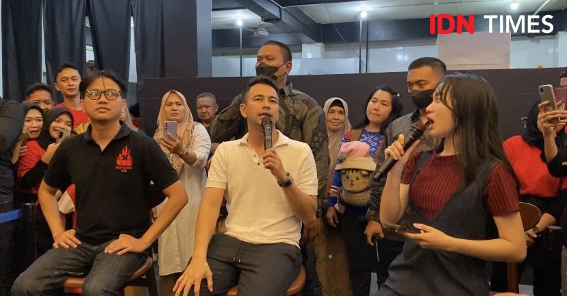 Raffi Ahmad Datang Resmikan Rojo Sambal Si Aa di Medan