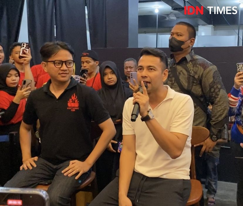 Raffi Ahmad Datang Resmikan Rojo Sambal Si Aa di Medan