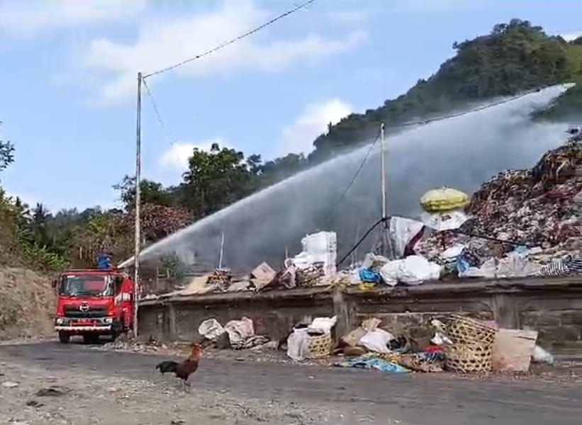 TPA Jungutbatu di Pulau Lembongan Tak Punya Armada Damkar