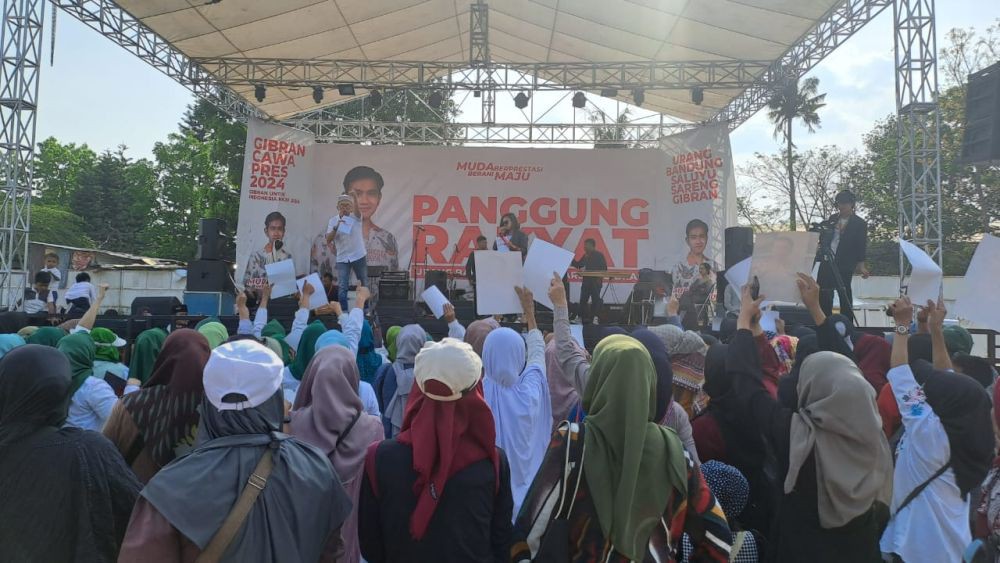 Deklarasi Gibran Rakabuming Jadi Bacawapres Muncul di Jawa Barat