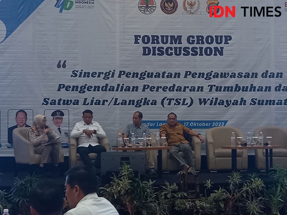 Januari-September 2023, Ada 26 Ribu Satwa Liar Disita di Lampung