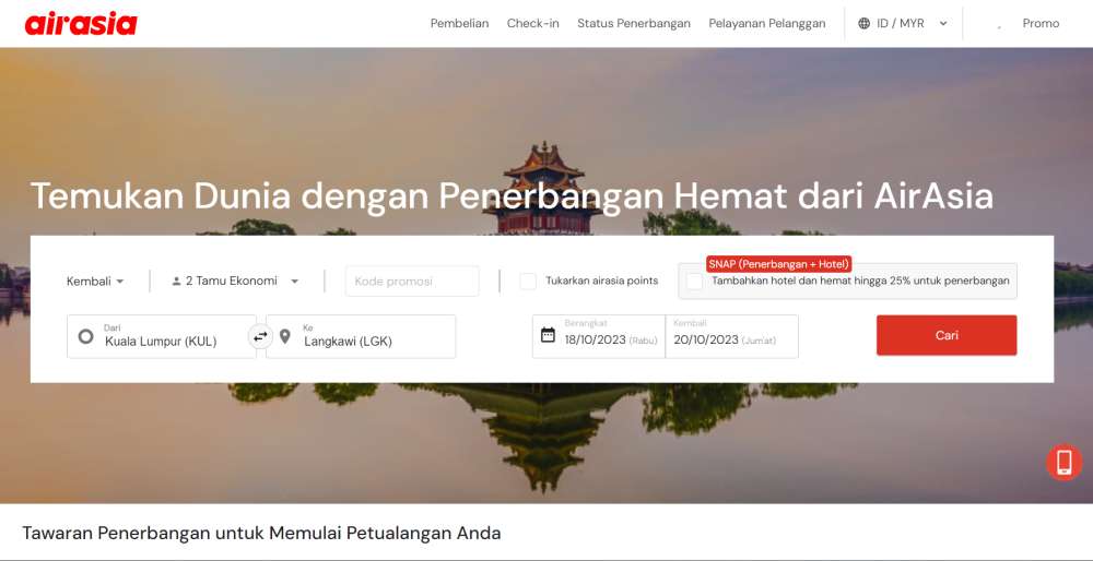 Cara Dapat Promo Tiket AirAsia Rp0, Sampai 25 Oktober 2023!