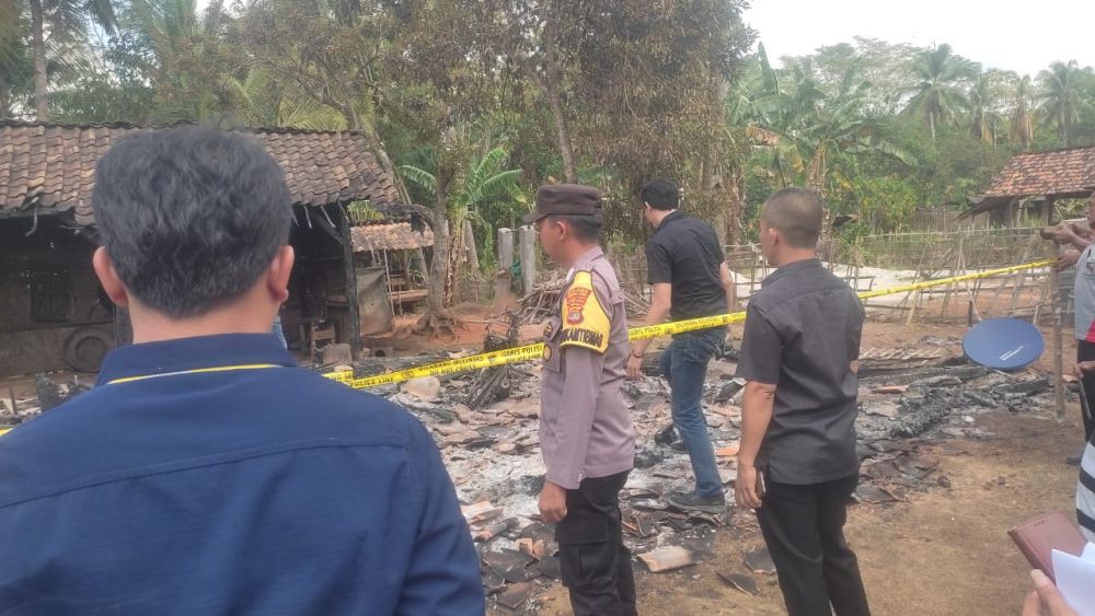Kebakaran Rumah Warga di Lampura, 1 Korban Tewas saat Tertidur Pulas