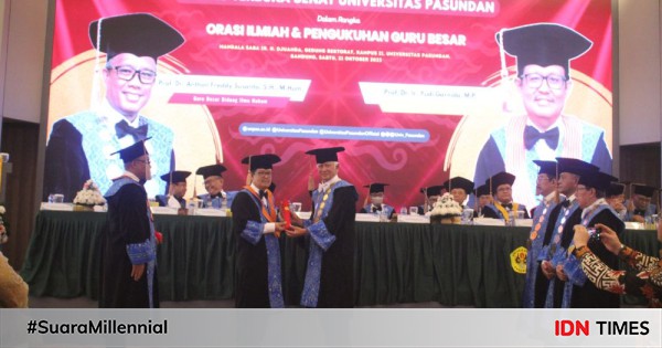 Terbanyak Di Jabar, Unpas Kembali Kukuhkan 2 Guru Besar