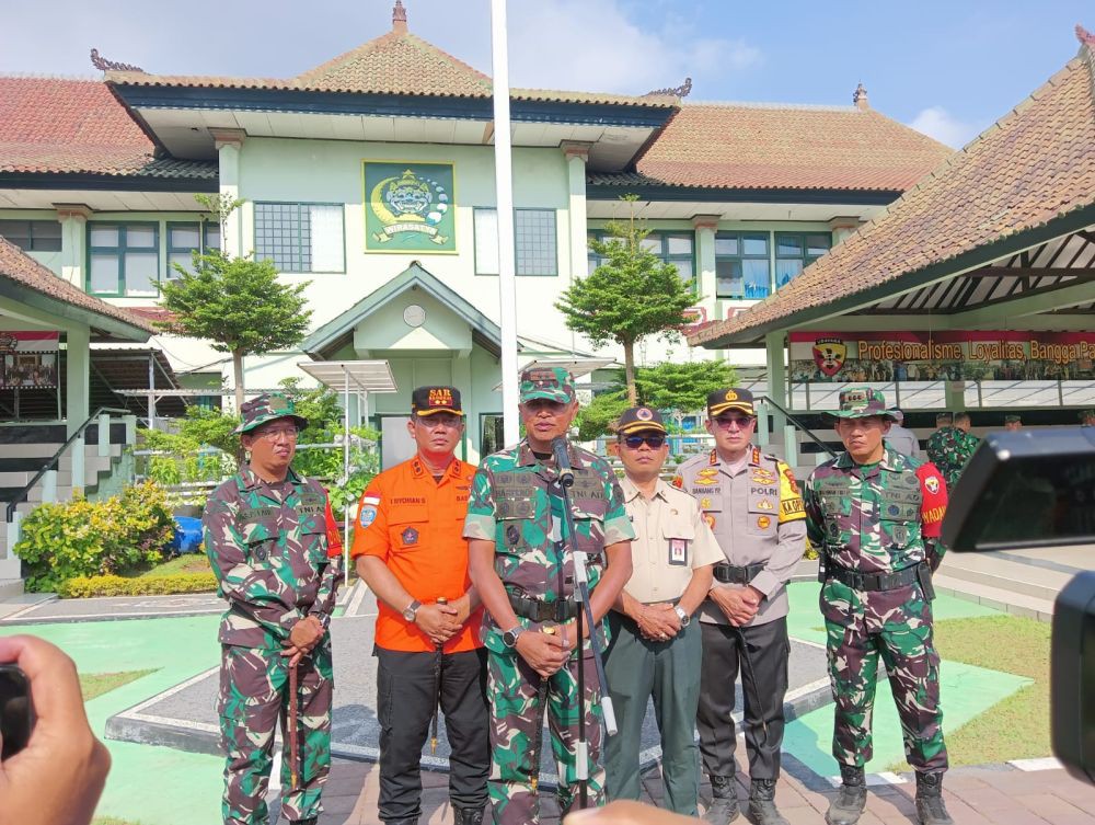 350 Prajurit Korem 163/Wira Satya Gelar Latihan Kebencanaan