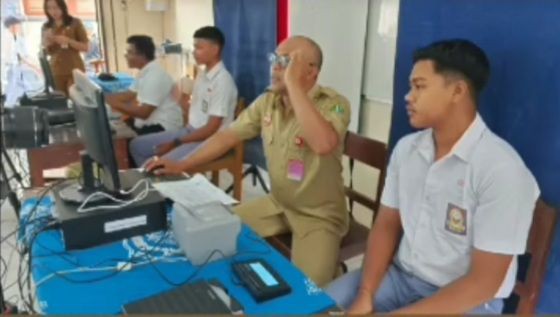 Perekaman e-KTP Pemilih Pemula di Tabanan Capai 70 Persen