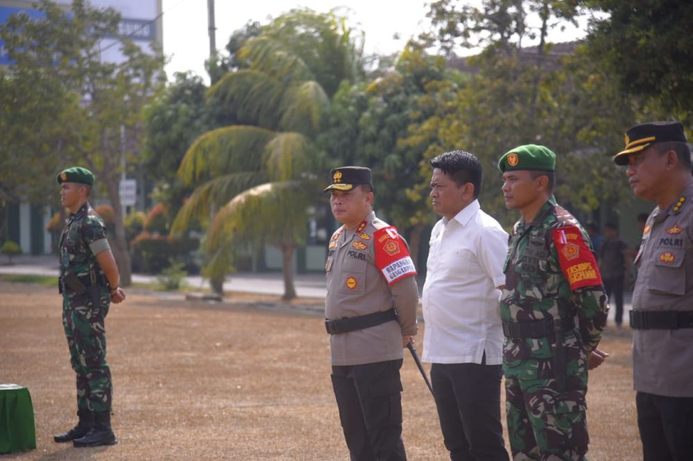 Ribuan Personel Siaga Amankan Kunjungan Presiden Jokowi di Lampung